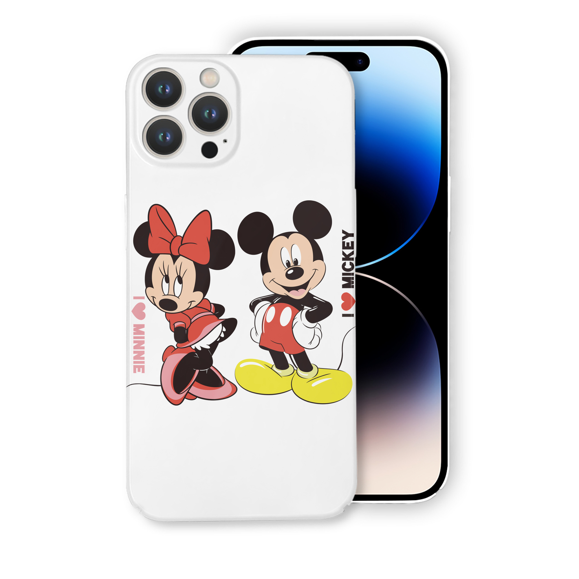 （画像用） ミッキーマウス Mickey Mouse 【iPhone 14シリーズ対応】ハードケース